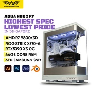 Armaggeddon ROG STRIX RTX 5090 3D Rendering Designer Desktop PC R7 9800X3D OC 4TB SSD 64GB RAM