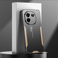 LANLIN For Vivo IQOO 12 Pro IQOO 12 Phone Case Matte Aluminum Alloy+TPU+PC Shockproof Phone Case Cov