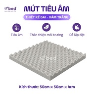 Sound Absorbing Foam - Soundproofing with 16D Spike Design - Size 50cmx50cm - Many Colors