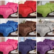 comforter bedsheets set cadar hotel king size 7 in 1