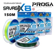 PROGA SAVAGE X8 BRAIDED LINE 150m