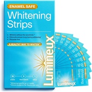 Lumineux Teeth Whitening Sticker Set-9 Times Use (1 Month) -No Peroxide-Tooth Glaze Safe M 8VB1