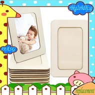 39A- 12 Pieces Unfinished Solid Wood Photo Picture Frames Standing Photo Frames For 4 X 6 In Photos,