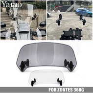For ZONTES 368G G368 368G windshield height adjustable small windshield fairing