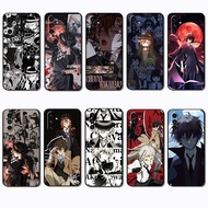 for 3c Samsung A07 A17 A56 A36 A26 S25 Fe Edge S25 Plus Ultra NS58 Stray Dogs Fashionable soft black