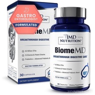1MD Nutrition BiomeMD Probiotics | 62 Billion CFUs, 15 Comprehensive Strains - Pro & Prebiotics | Do