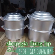 Steamed rice steamer, sticky rice cooker, 2-layer separate food steamer (many sizes) made of high-qu