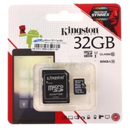 Kingston เมมโมรี่การ์ด Micro SD Card Class 10 80MB/s - 32GB With Adapter ของแท้ส่งเร็วทันใจ Kerry Ex