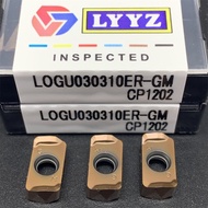 10pcs high quality LOGU030310ER-GM CP1202 LOGU030310ER-GM H01 milling insert high-hardness fast feed
