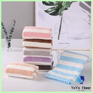 ⊗ ∈ ⚥ Hot sale Microfiber Bimpo towel cotton face towel makapal for adult and kids hand Stripe towe