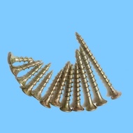 Gold screws for wood with wide teeth (from 1.6cm to 7cm) AAA wood screws, Wood screws, 1kg pack