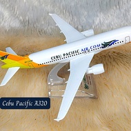 Cebu Pacific Diecast Airplane A320 with Stand Label