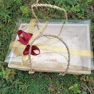 (BMT) parcel container, hamper container, gift box, dowry box, 20x30cm, high mica for weddings