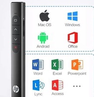 HP Wireless USB Laser Remote Control 2.4GHz PPT  Presentation Flip Pen Pointer Clicker Presenter (La