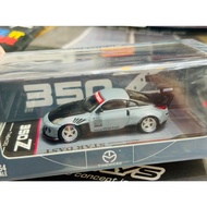 Model Car TimeMicro Nissan 350Z Fighter Gray Diecast Toy Gift Collectibles limited Production Only 9