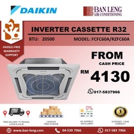 Daikin SkyAir Inverter Cassette R32 | FCFC60A/RZFC60A/F