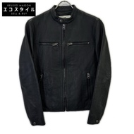 Coach F86594 黑色牛皮單排騎行外套 XS 碼 [二手]