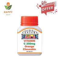 21st Century Vitamin C Chewables ( Orange Flavor )