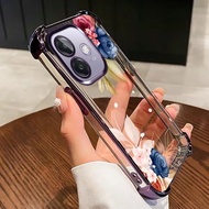 TEMU Electroplated Four-corner Shockproof Case For Oppo A92 A5 Pro A74 A60 A78 5g A3x 5g With Bright