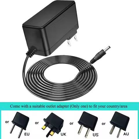 6V AC Adapter For Omron BP7100 BP710 BP6100 BP7250 BP7150 5 Wireless Upper Arm Blood Pressure Monito