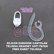 KARET HEADSET BLUETOOTH K1 K2 FREE CANTOLAN TELINGA KUPING EARHOOK EAR HOOK SILICON SILIKON ANTI PAT