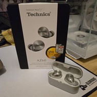 2023 七成新 港行貨 Technics EAH-AZ60 銀色 真無線藍芽LDAC Hi-Res 耳機