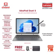 LENOVO IDEAPAD DUET 5 12IRU8 83B30009MJ LAPTOP ( I5-1355U 1.3G , 16GB RAM, 512GB SSD ,Iris Xe ,12.4"