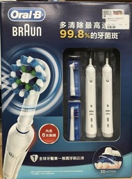 不議價 好市多 BRAUN百靈 歐樂B電動牙刷雙握柄組(D601.535.3P)附6個刷頭