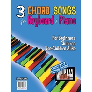 3 Chord Songs for Keyboard & Piano Book, Piano Book, Piano Songbook Basic, Piano Chordbook