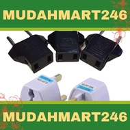 Universal 2 Pin 3 Pin Conversion Plug Universal Adaptor