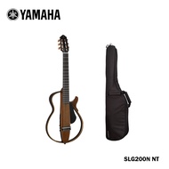 Yamaha SLG200S NT 6 Steel String Silent Guitar with Hard Gig Bag, Natural