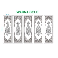 Custom order of GOLD calligraphy, price per 1 glass