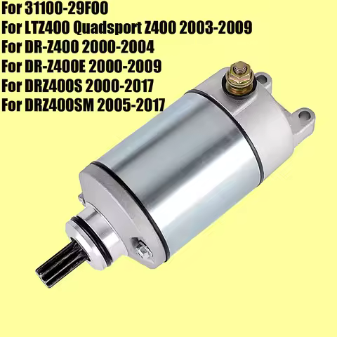 Starter Motor for Suzuki LTZ400 Quadsport Z400 DRZ400 DR-Z400 Starter Motor for Kawasaki KLX400R KLX