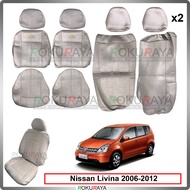 Nissan Grand Livina 2006-2012 Cool FABRIC Coolmax Custom Fitting Cushion Cover Car Seat (Biege)