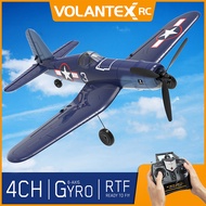 VOLANTEXRC RC Plane F4U Corsair 2.4Ghz 4CH 400mm Wingspan Fixed Wing EPP Foam One Key Aerobatic airp