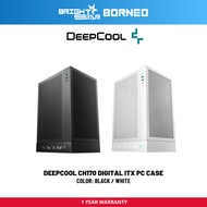 DEEPCOOL CH170 Digital ITX Pc Case - Black / White
