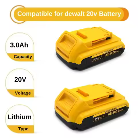 2025 New 100% For DeWalt 20V 3Ah MAX Li-ion Battery for DeWalt for Flexvolt Tool Batteries Replaceme