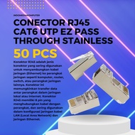 RJ45 CAT 5E UTP 3U CONNECTOR EZ PASS THROUGH ANTI FAIL