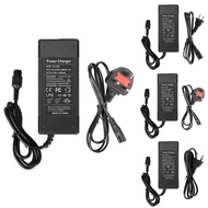 PB 42V/36V 2A Electric Scooter Battery Charger With LED Power Indicator 3.6 FT Cable Power Supply Adapter For E-scooter E-bike