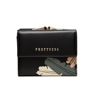 กระเป๋าสตางค์ กระเป๋า prettyzys กระเป๋าสตางค์ใบสั้นสำหรับผู้หญิง(3พับ)  กระเป๋าสตางค์ผู้หญิง PT19-1110