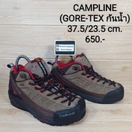 รองเท้ามือสอง CAMPLINE 37.5/23.5 cm. (GORE-TEX กันน้ำ)
