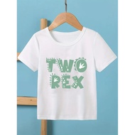 Dinosaur Birthday Boy T-Shirt 1.2.3.4 Year Kids Birthday Party Gift Shirt Fun Dinosaur Birthday Numb