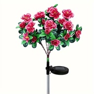 1 Đèn LED Năng Lượng Mặt Trời Azalea Hoa 7 Đầu Nhiều Màu Sắc Ngoài Trời Trang Trí Sân Vườn Cho Sân C