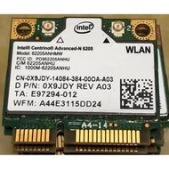 Intel Witeless-N 6205 筆電用半高 無線網路卡 6205ANHMW  300M/bps