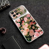 Case For Honor X7C X7A X7D X7 X7B New Matte large window design with pink rose and stunning scenery 