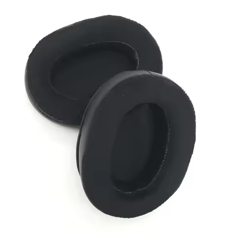 1Pair Headphone Ear Pads Cushions Brainwavz Hm5 Q701 Black Soft Comfortable Durable Elastic Design E