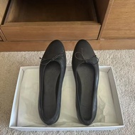 American New product Pair Version ~ The Row style New Ballet Flat Shoes Bow Comfortable Milk Shoes C