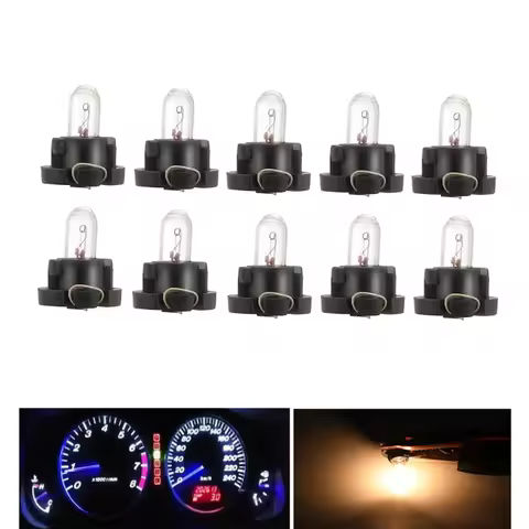 10Pcs automobile LED instrument bulb T3 T4.2 halogen bulb 1smd 1LED instrument lamp reading lamp ind