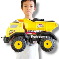 Mainan Anak Mobil Truk Pasir Jumbo Dump Tronton Ukuran Besar Bisa Di Naiki