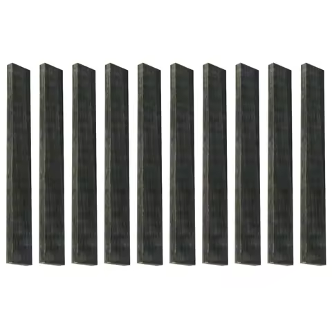 10x Blank Guitar Ox Horn Saddle 85x3.5x10mm Luthier Nut Bridge DIY